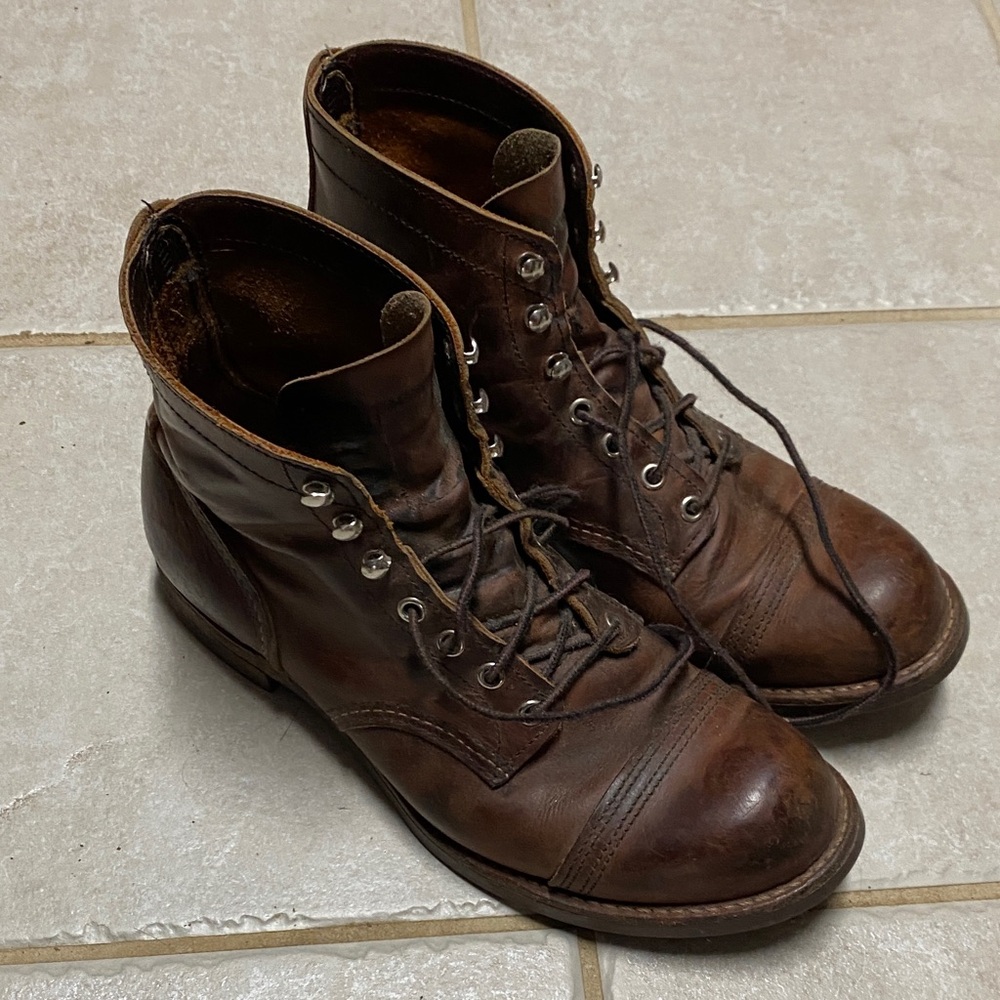 Red Wing Shoes Dark Brown Leather Men's Boots